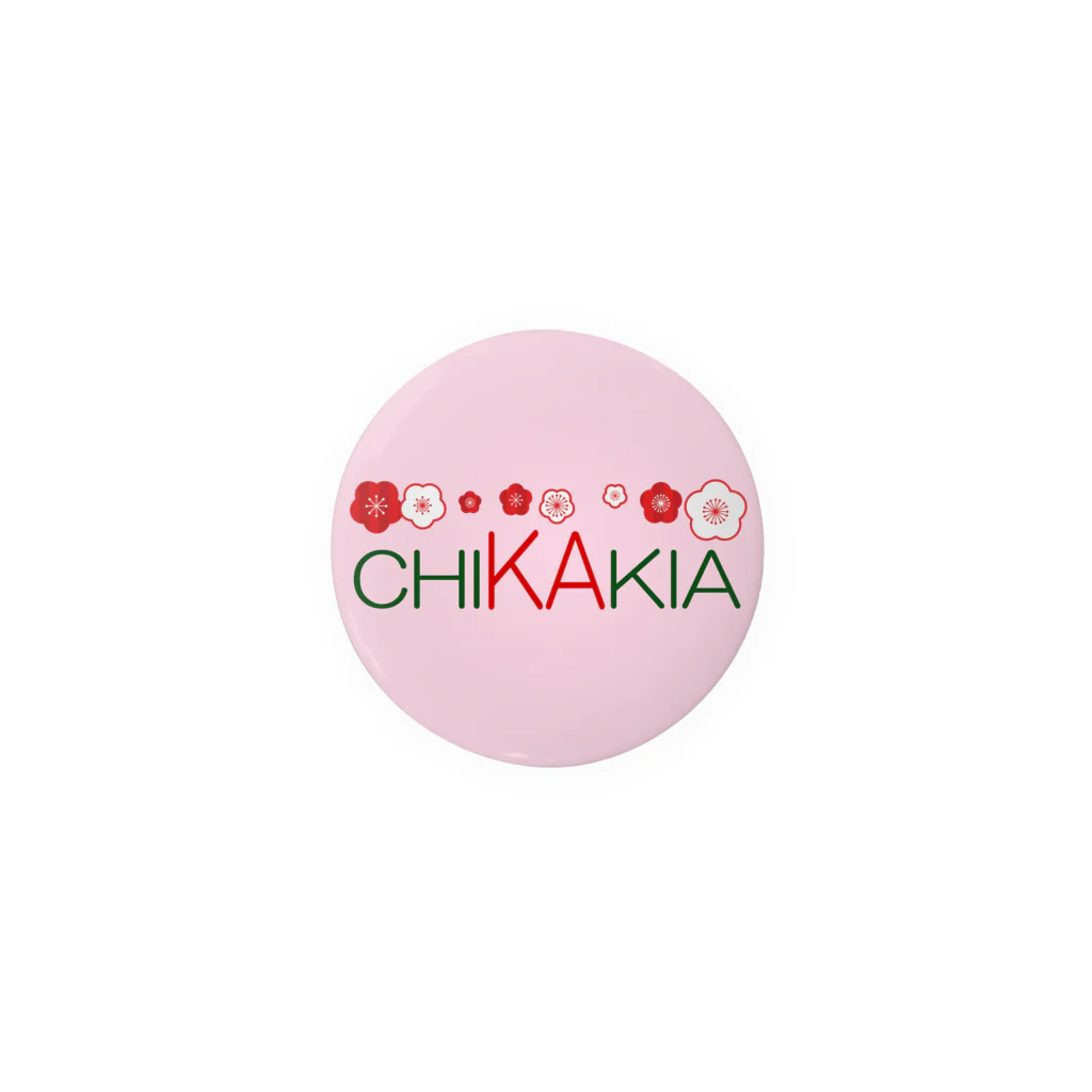 chikakiaのCHIKAKIA ロゴ グッズ Tin Badge