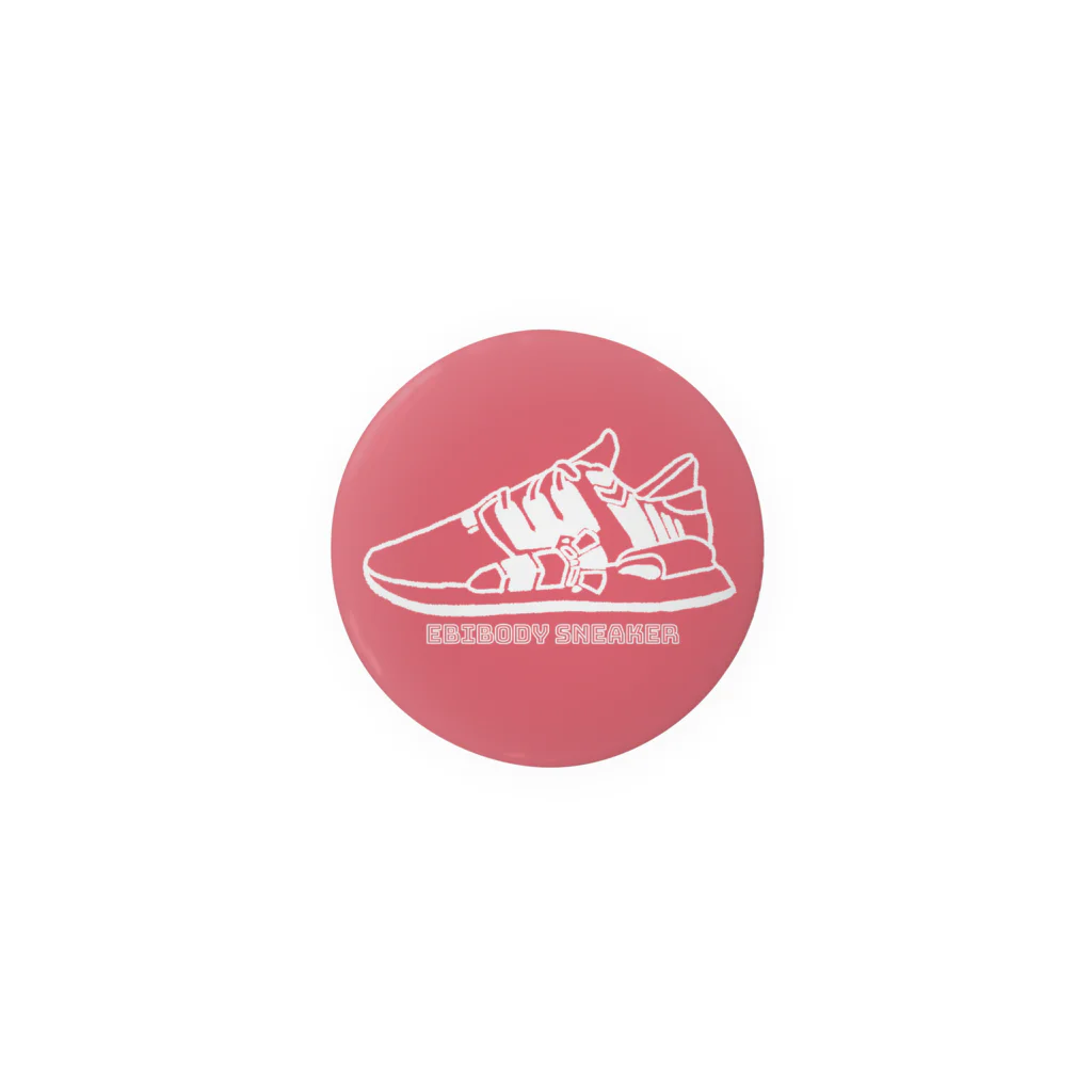 もんちゃんのおみせやさんのEBIBODY SNEAKER Tin Badge