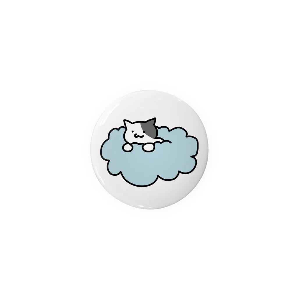 ゆるあにまるの雲乗り猫 Tin Badge