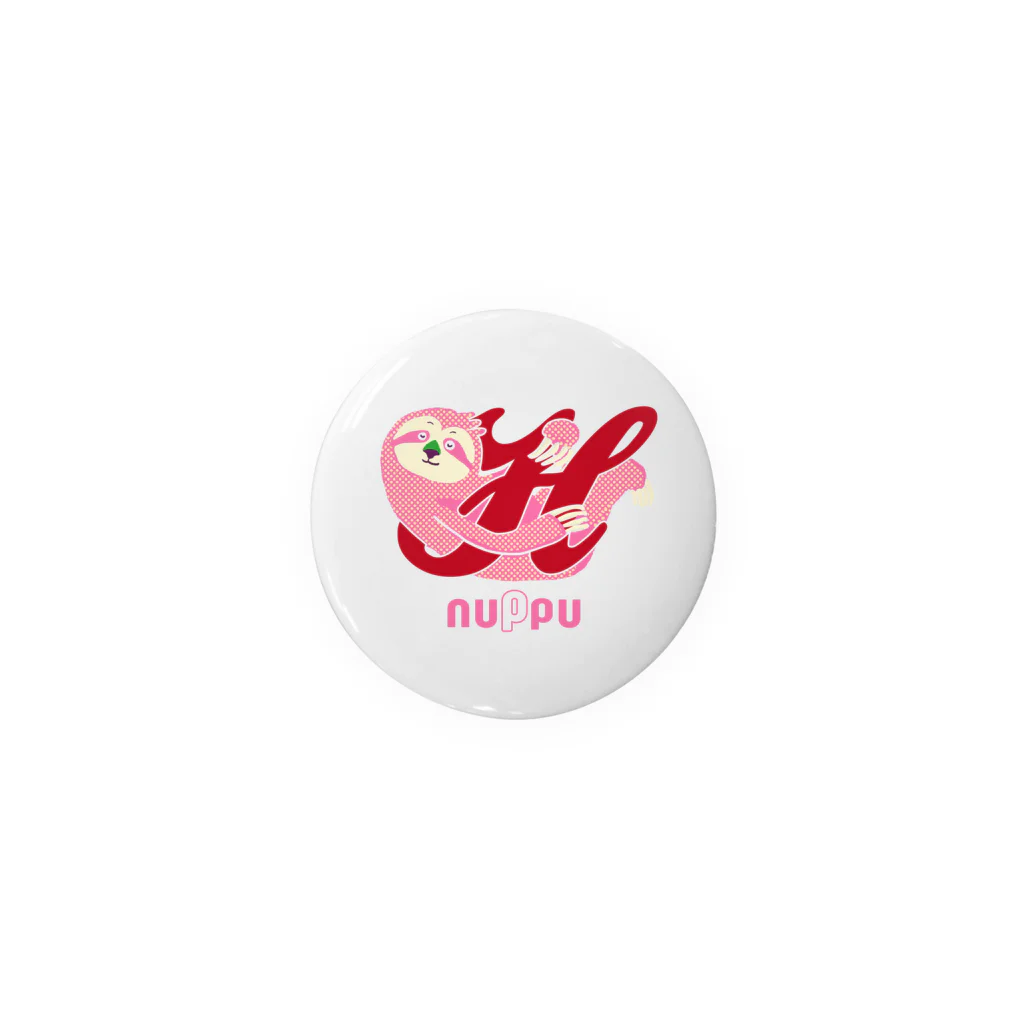 nuppuのナマケモノHarmony　R Tin Badge