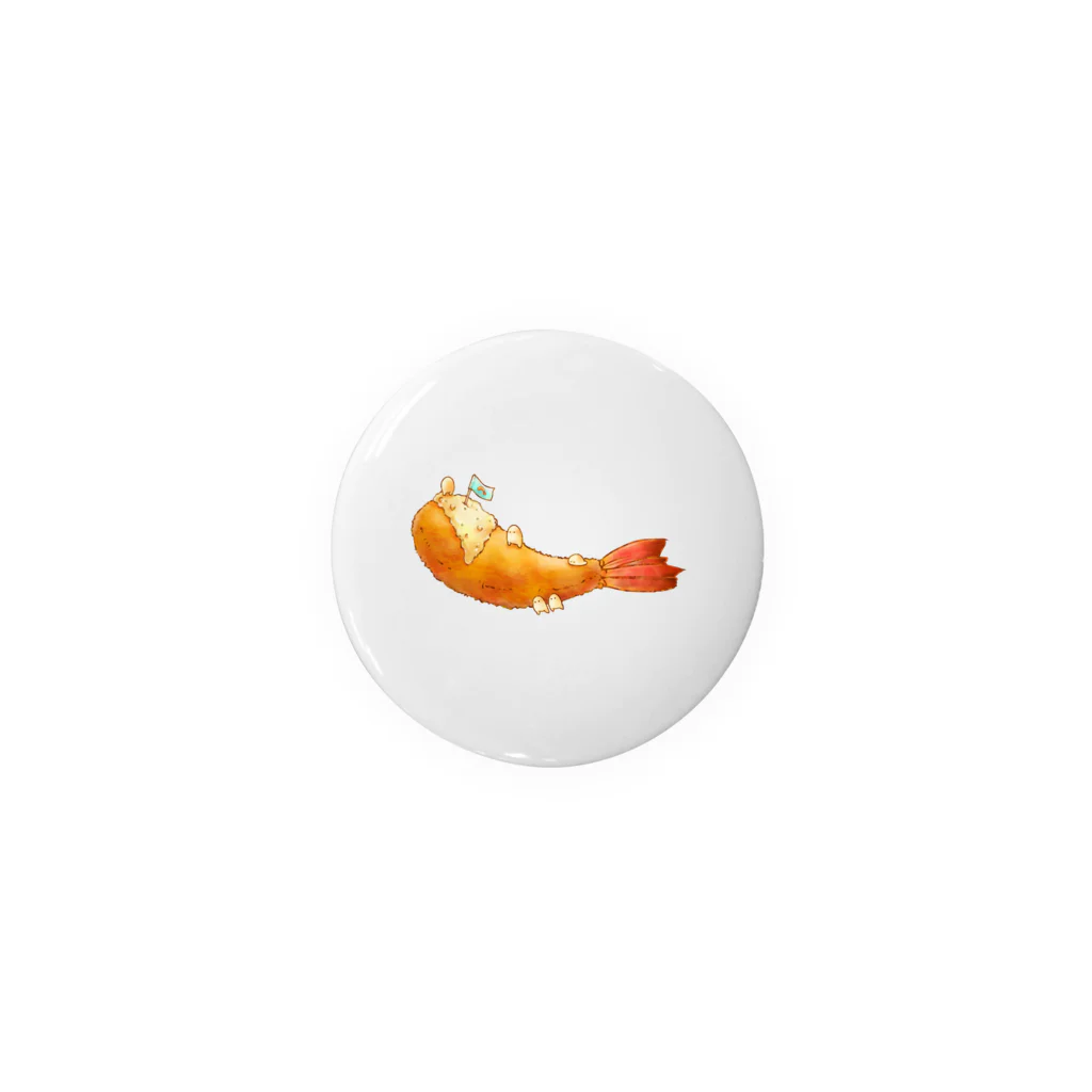 🍤えびふりゃ堂🍤のえびふりゃ🍤 Tin Badge