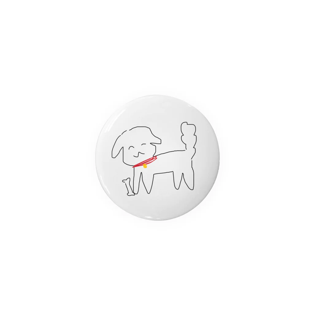 222222_tuの犬 Tin Badge