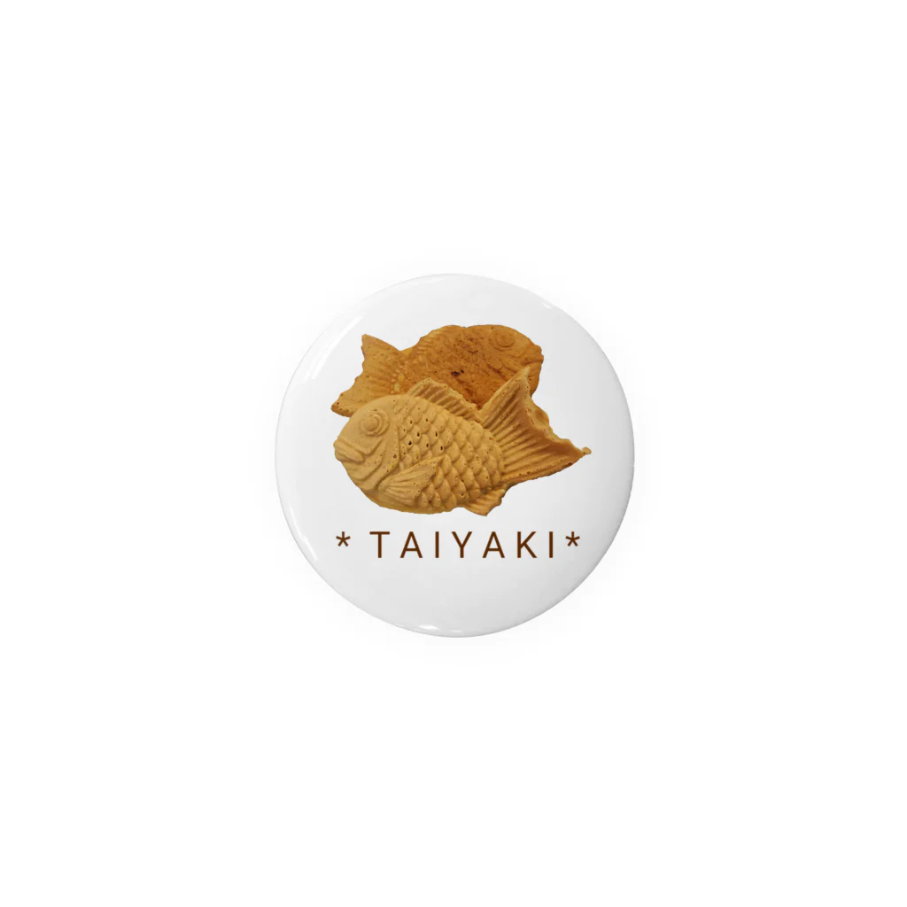 miyu☃の鯛焼き(写真) Tin Badge