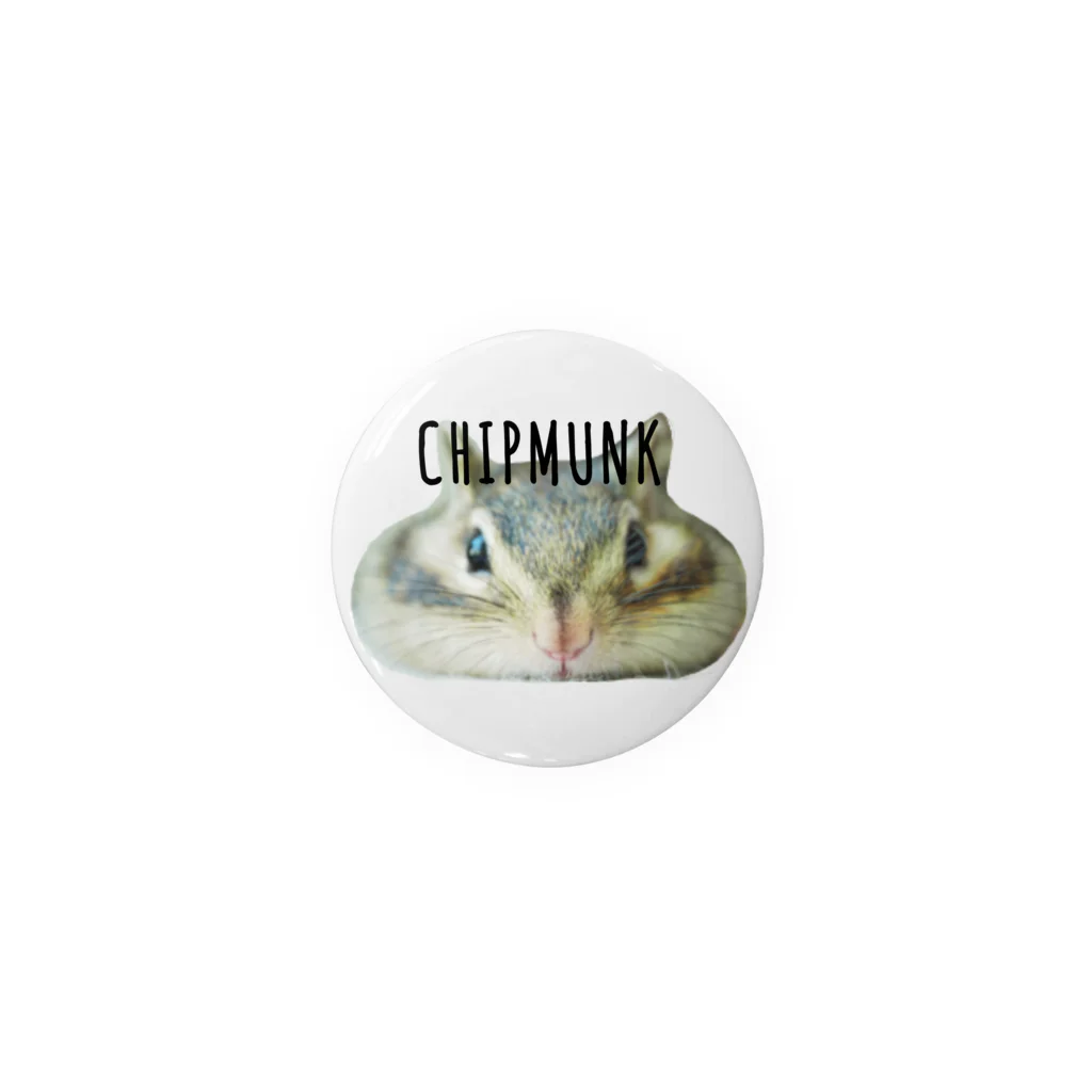 coco_chipmunkのlittleanimal シマリス Tin Badge