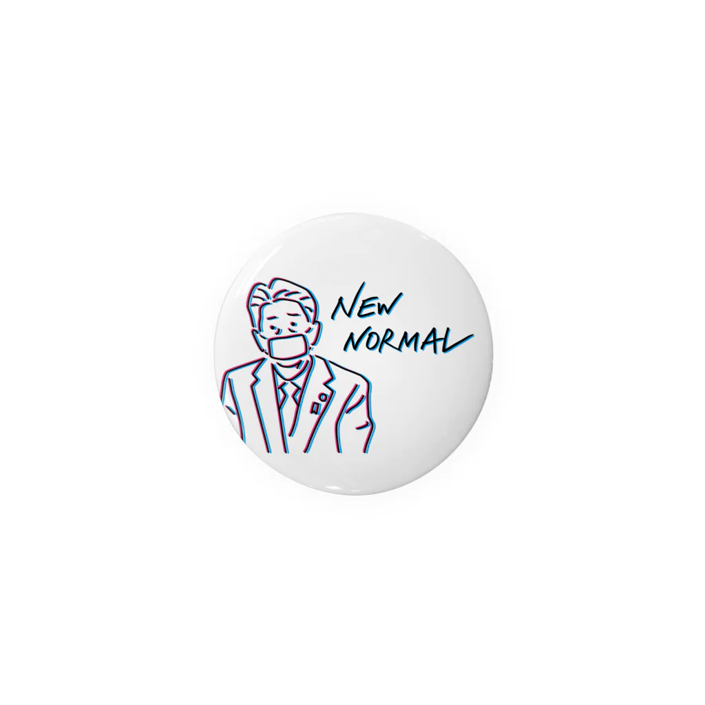 imamuraのNEW NORMAL Tin Badge