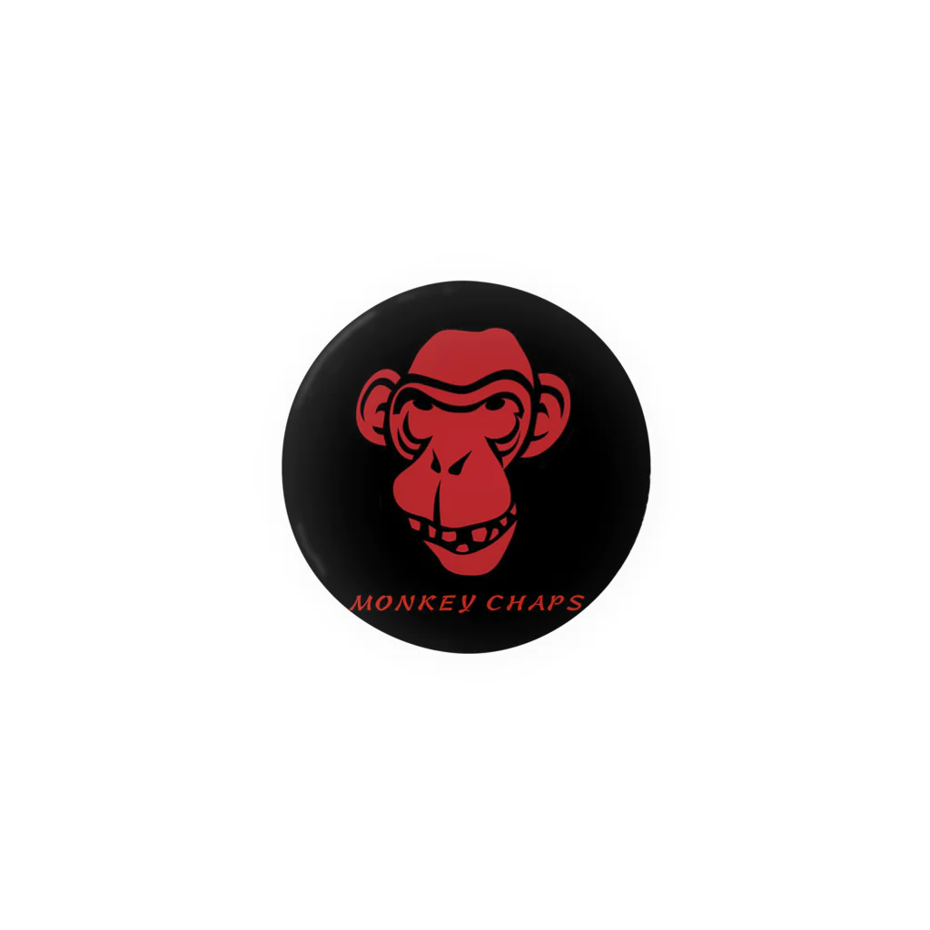 MONCHAP shopのMONKEY CHAPS 猿ロゴ 缶バッジ