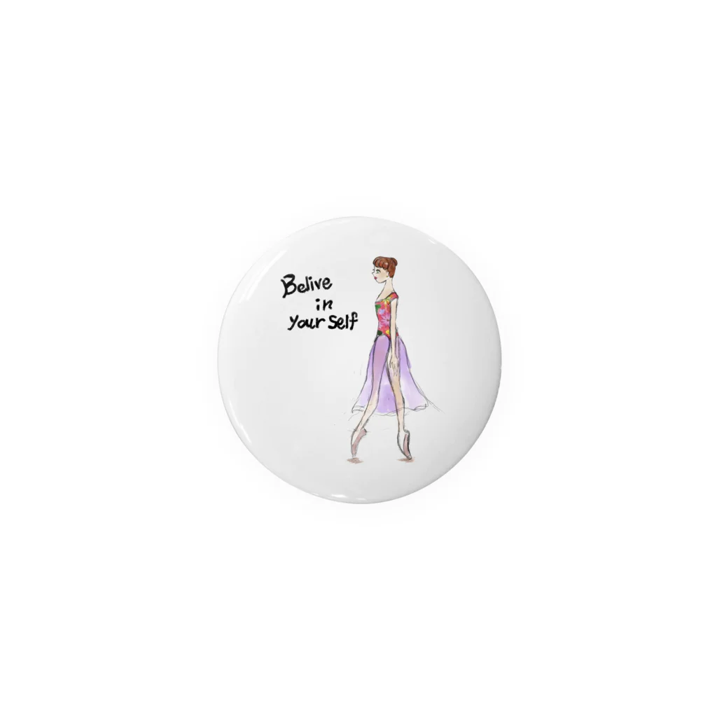 M.balletのBelieve in your self. Tin Badge