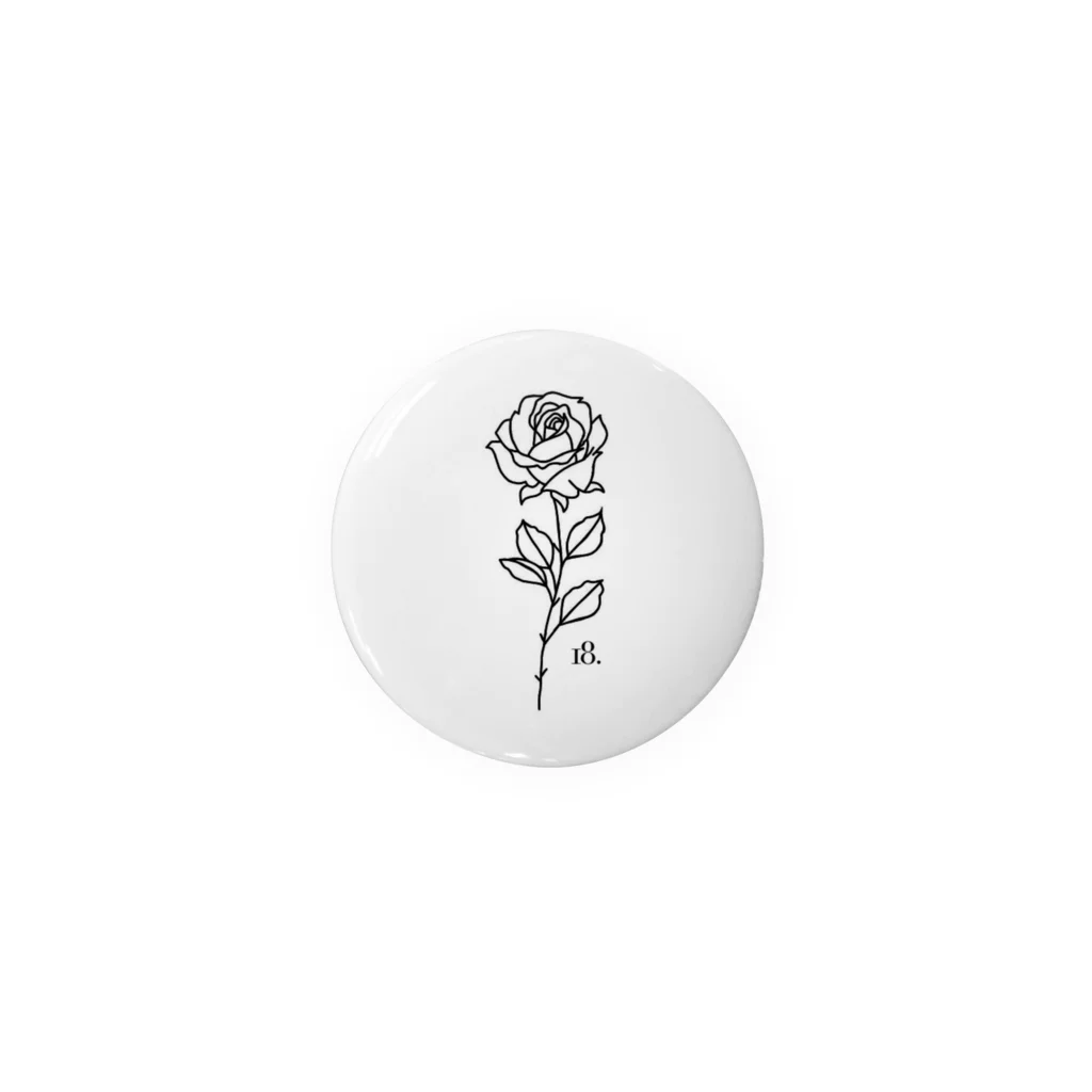 aras.のrose. Tin Badge