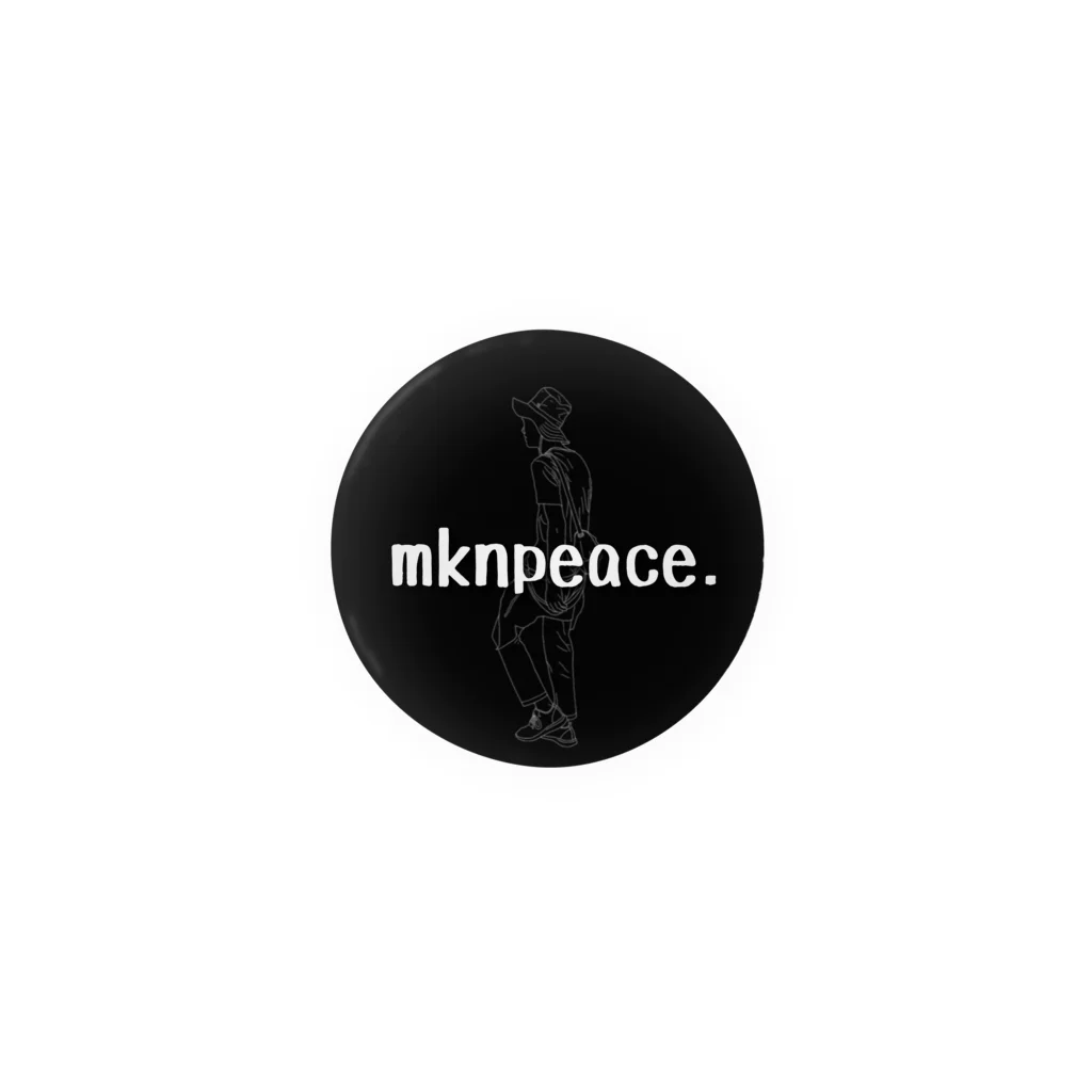 mknpeace.のロゴだ！！ 缶バッジ