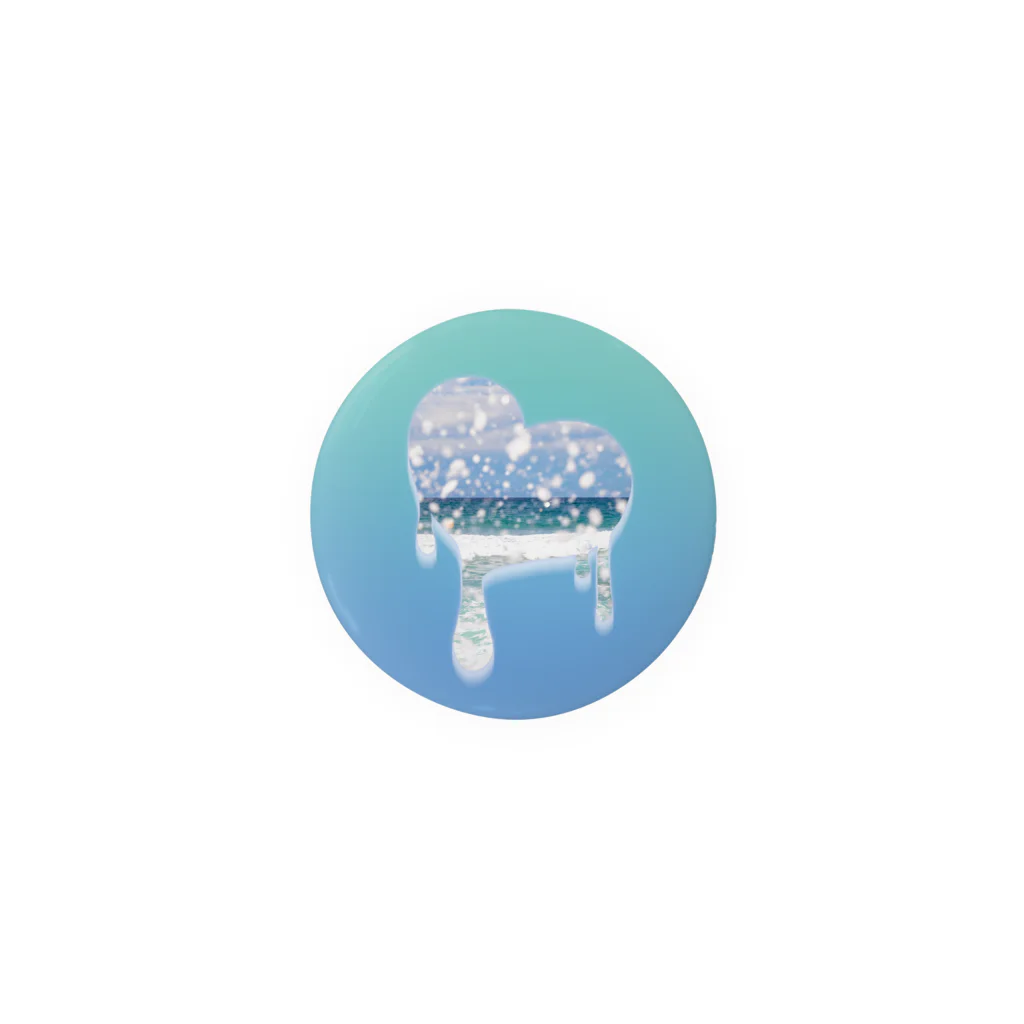 Mikari Gunji Photographyのmelting heart, summer - 03 Tin Badge