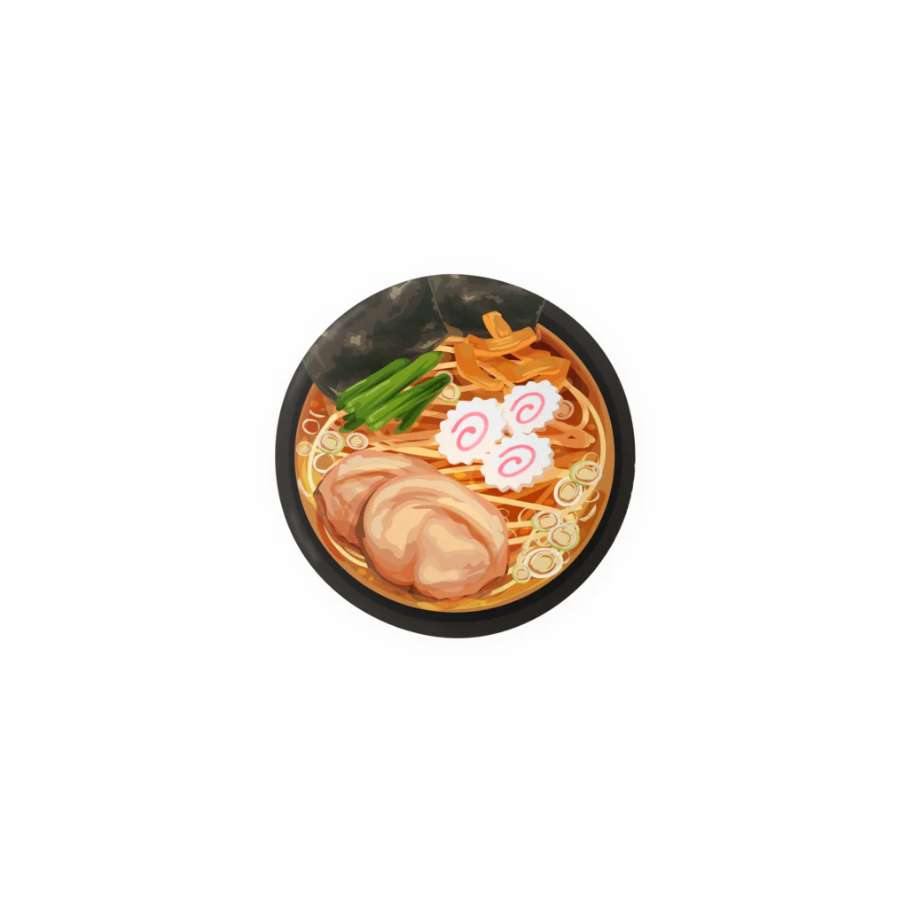 リズの醤油ラーメン Tin Badge