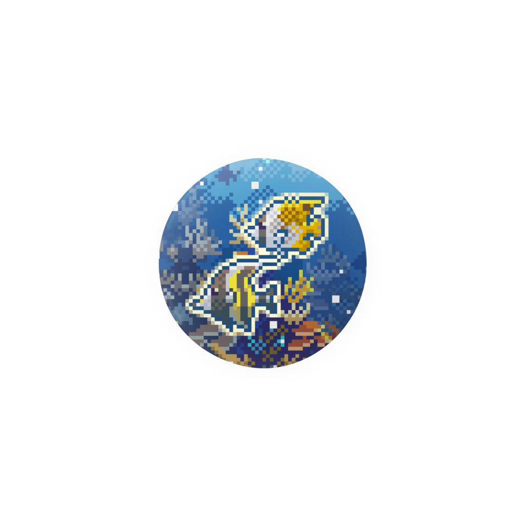 ロドリィ工房のトゲチョウチョウウオ＆ツノダシ Tin Badge