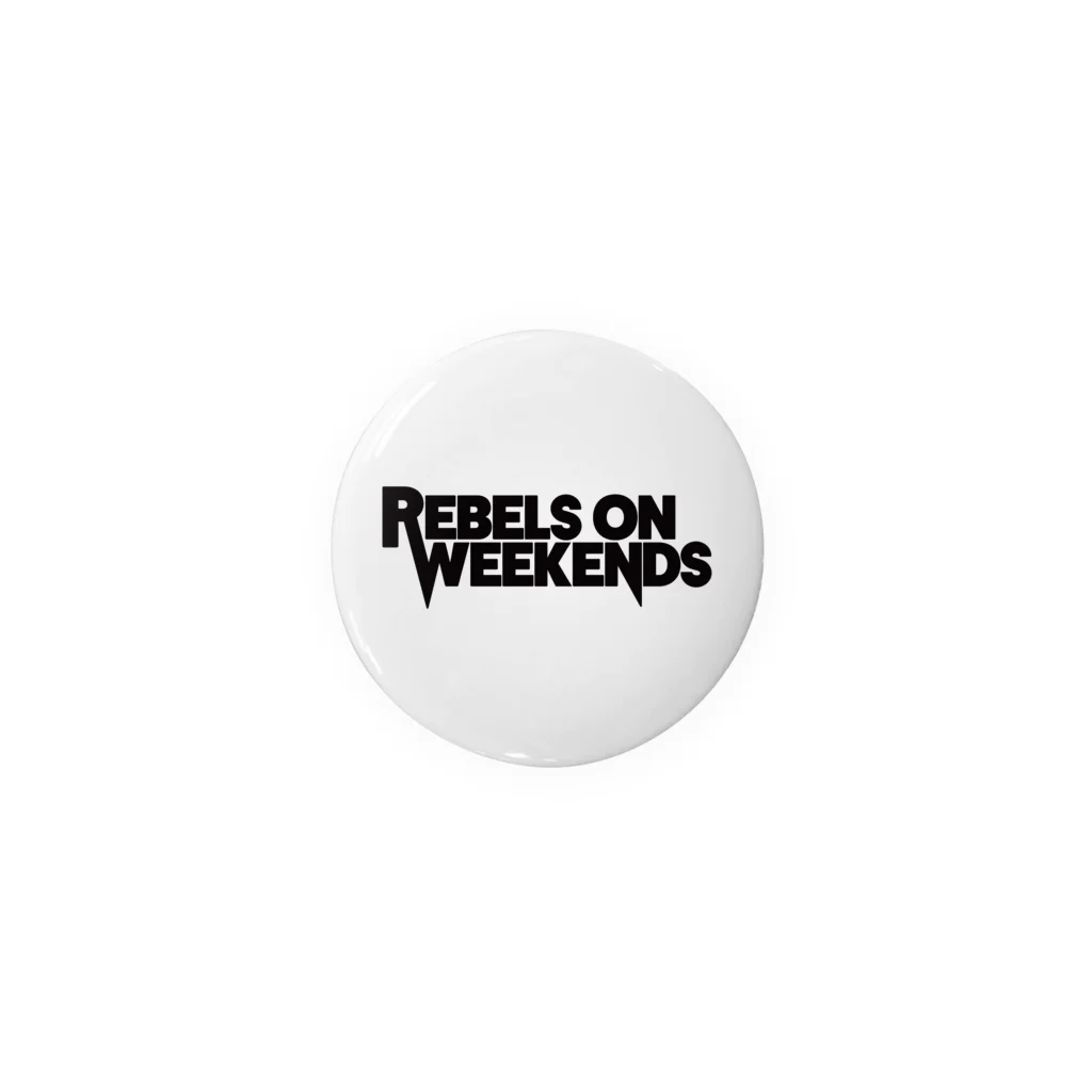 Rebels on WeekendsのRebels on Weekends ロゴ 缶バッジ