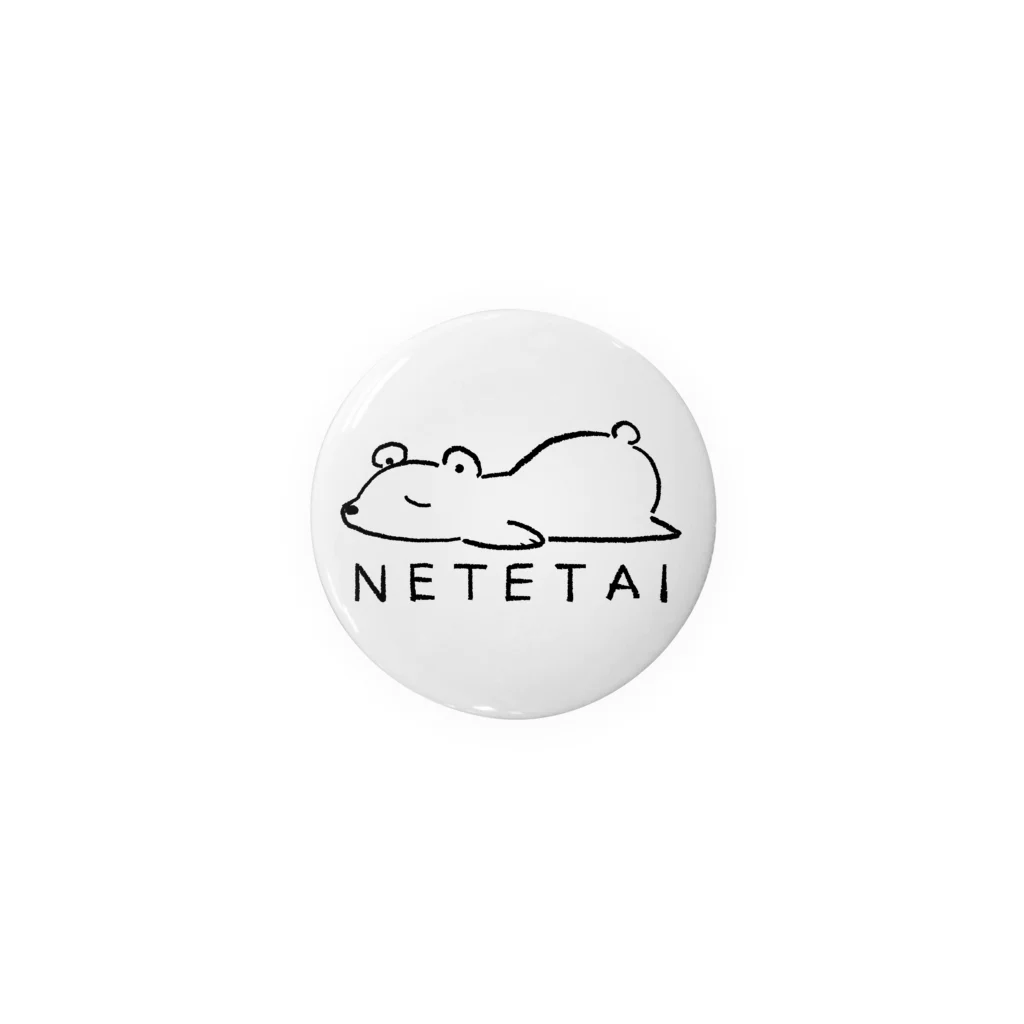 いーちこショップのNETETAIKUMA Tin Badge