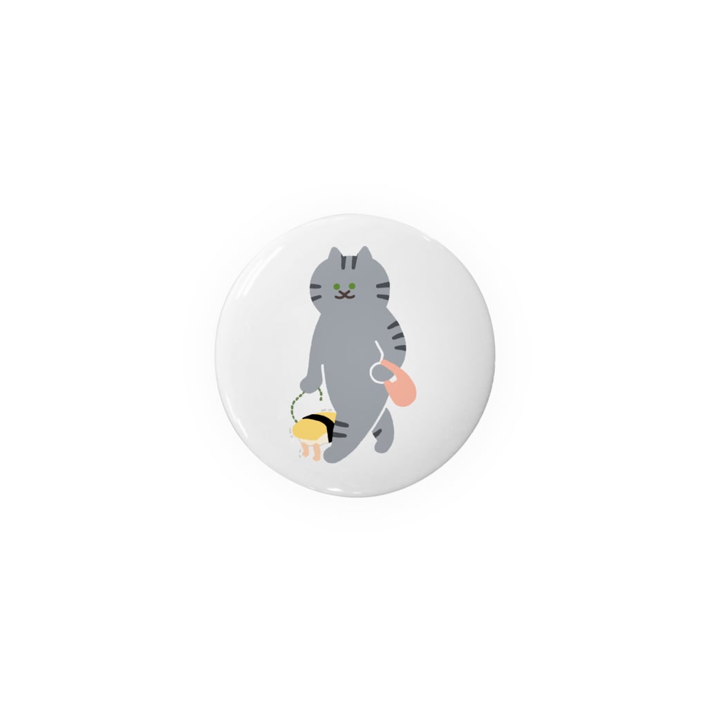 SUIMINグッズのお店のシャイな玉子握り Tin Badge