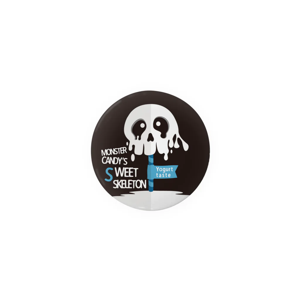 JUICY BONESのSWEET SKELETON 缶バッジ