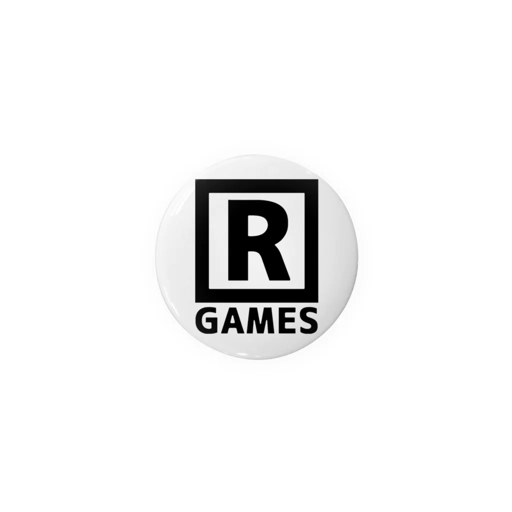 R-GAMES2.0のR-GAMESの初代ロゴ Tin Badge