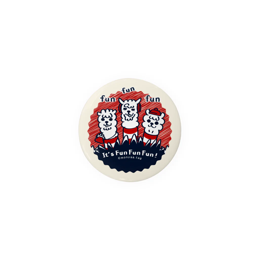 300GRAIMU-サンビャクグライム-のIt'FunFunFun【C】44mm缶バッチ用  Tin Badge