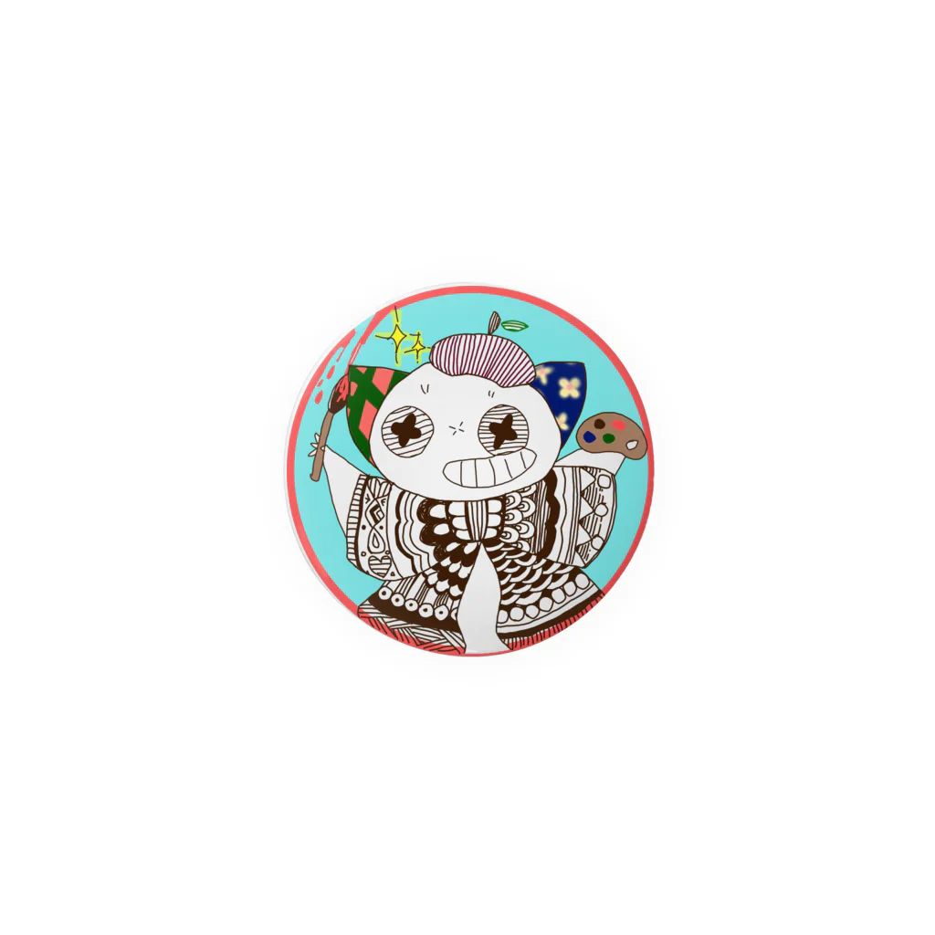 りんご猫のりんご猫ちゃん Tin Badge