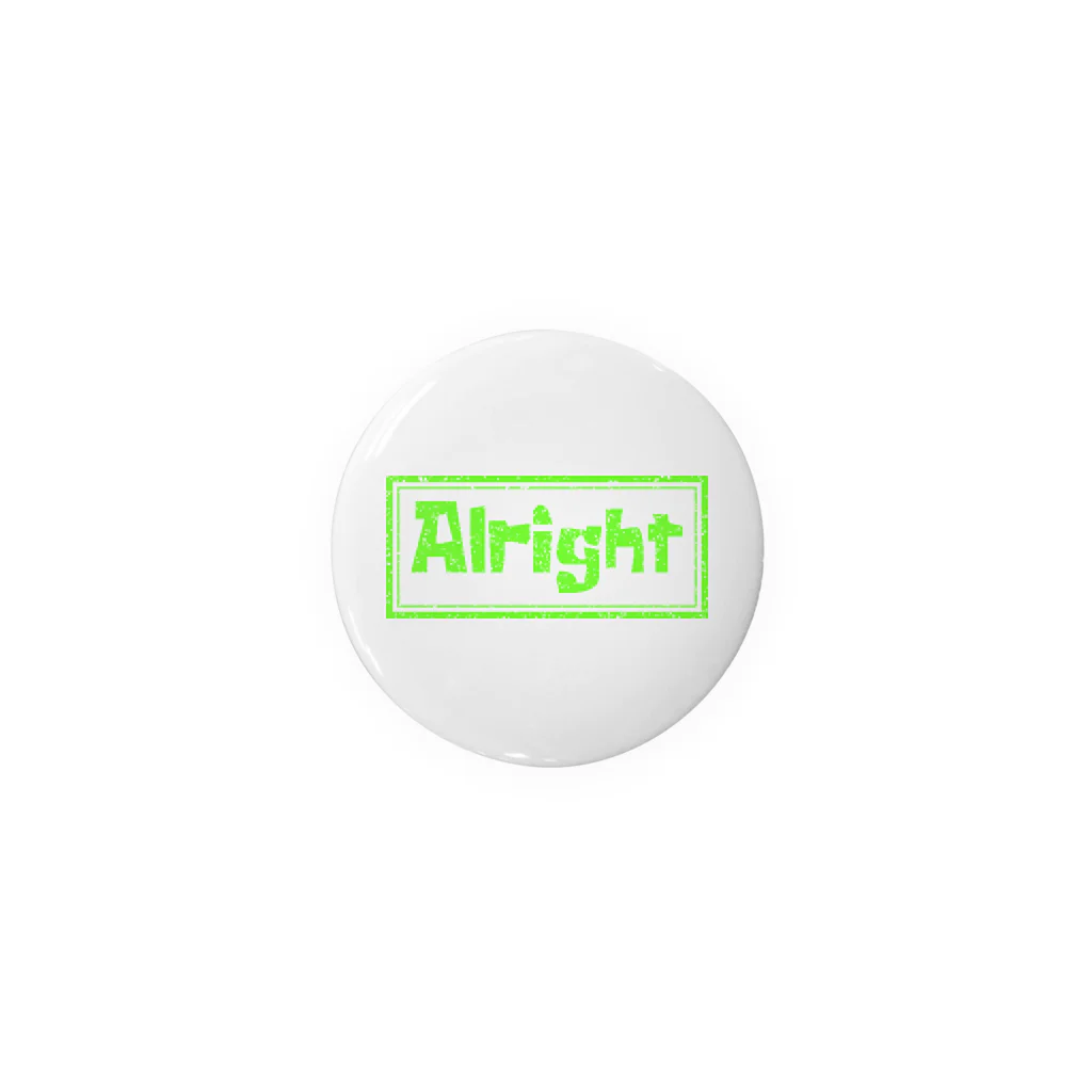 deleTe.のAlright Tin Badge