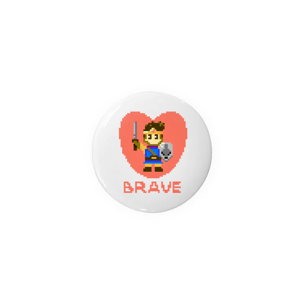 スロータイプ書店 Slowtype BooksのBRAVE ブレイブ 勇者 カラー版 261 Tin Badge