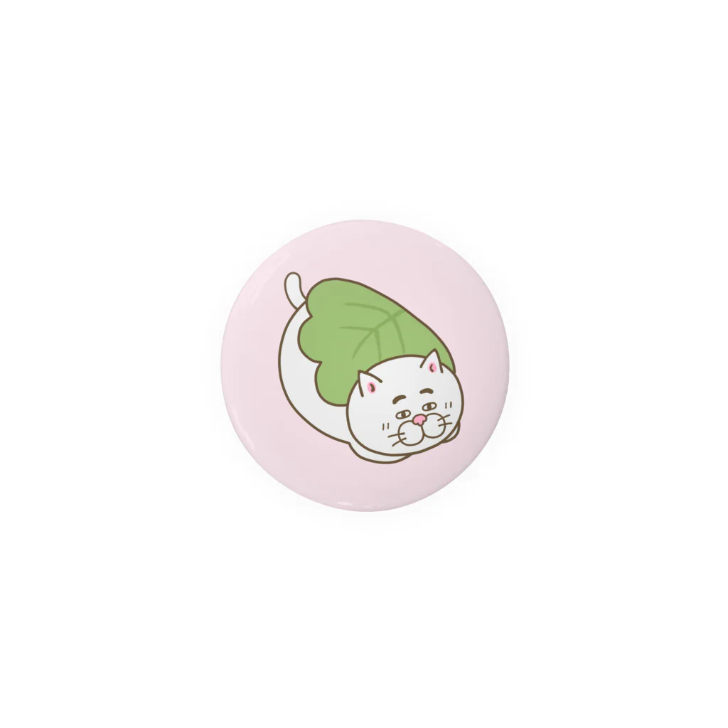 目つきの悪い猫＠いけやけいの柏もち Tin Badge