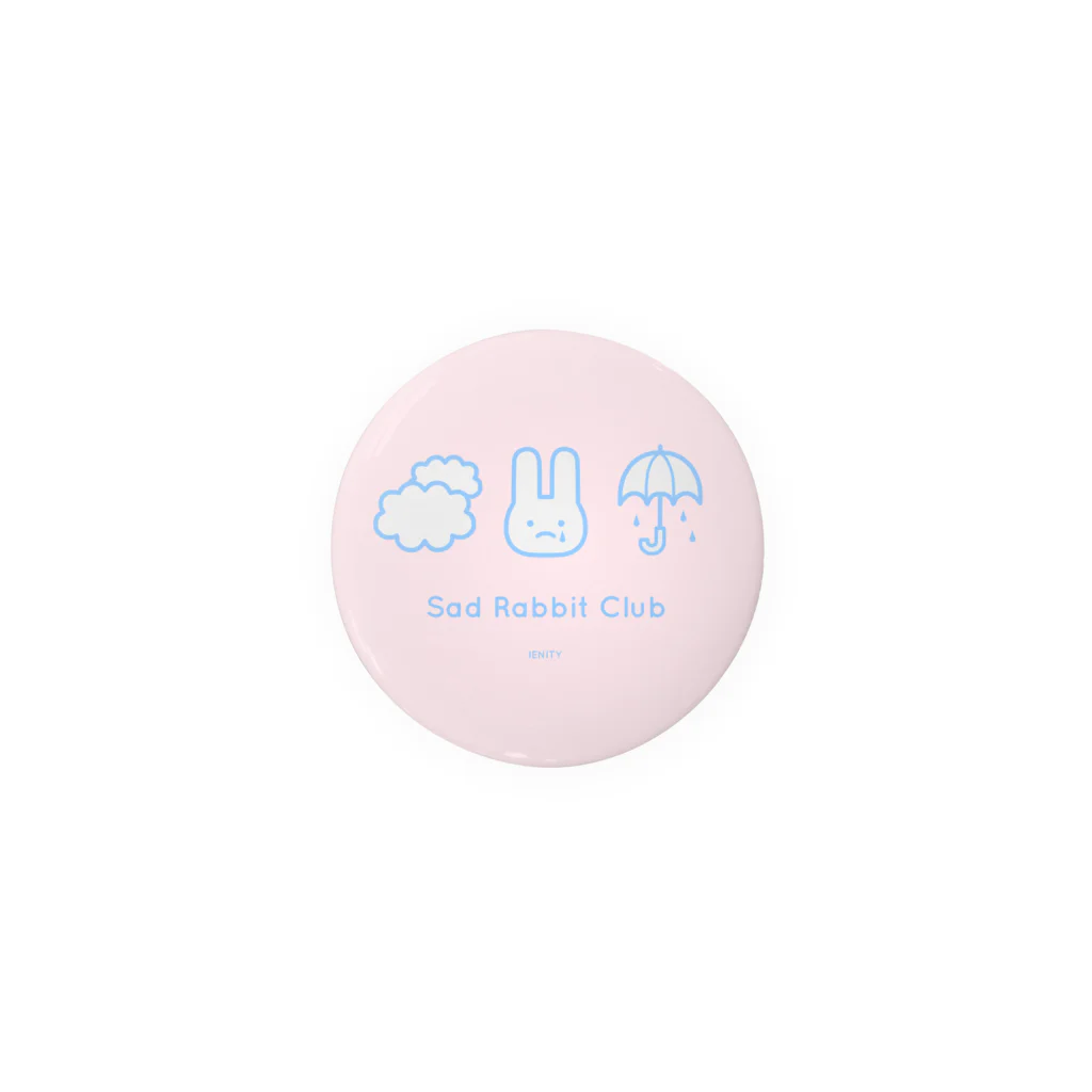 IENITY　/　MOON SIDEの【IENITY】Sad Rabbit Club #Pink*Blue 缶バッジ