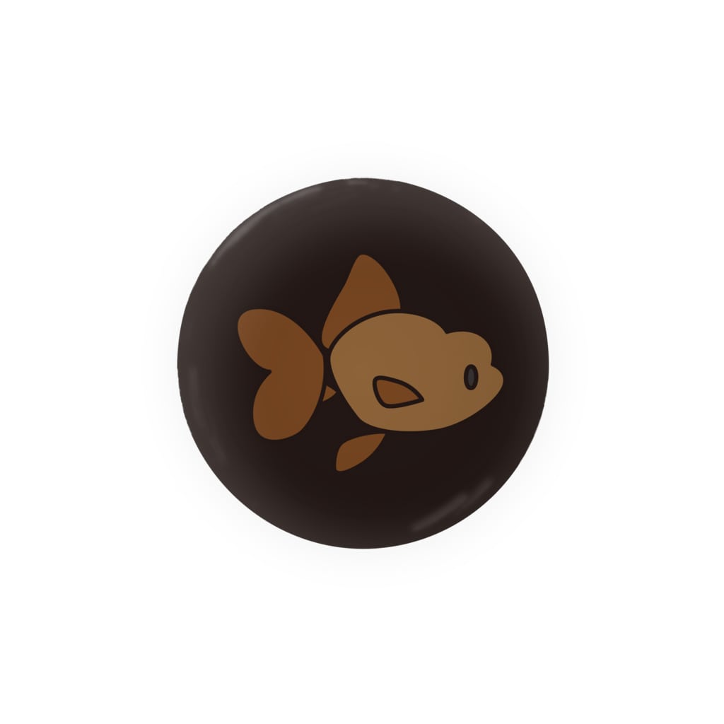 キンギョイチの茶金さん Tin Badge