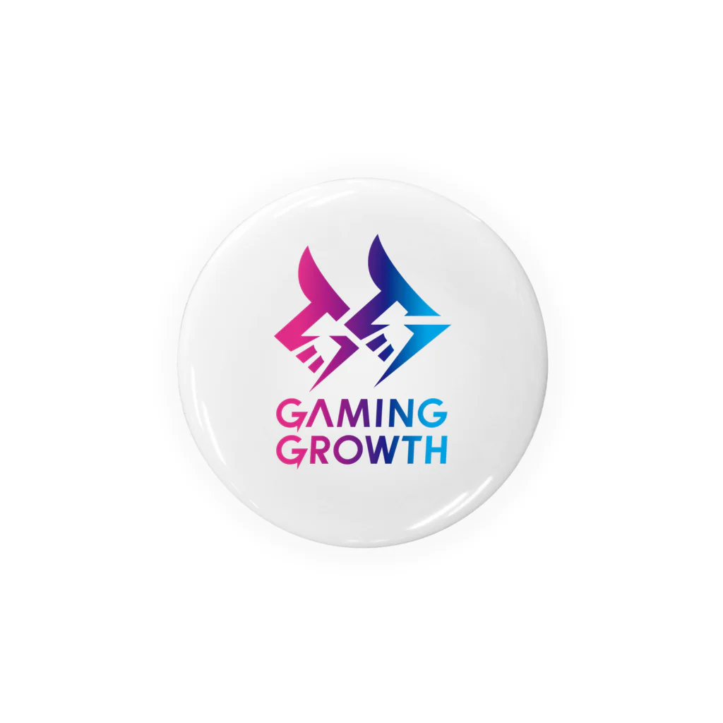 土屋李央のGaming BASE 番組グッズSHOPのGaming Growth 缶バッジ（white ver） Tin Badge