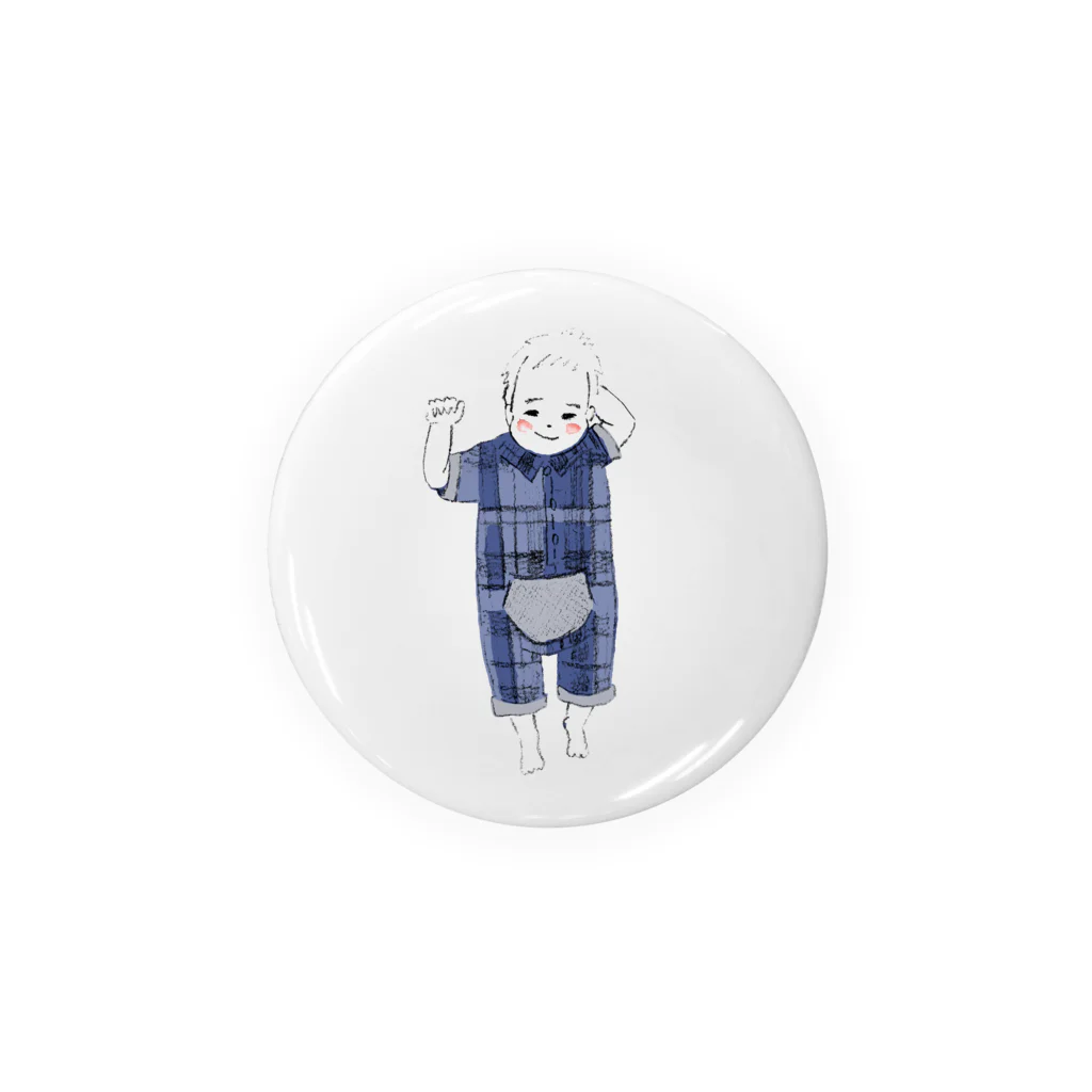 子どもの絵デザインのbaby017 Tin Badge