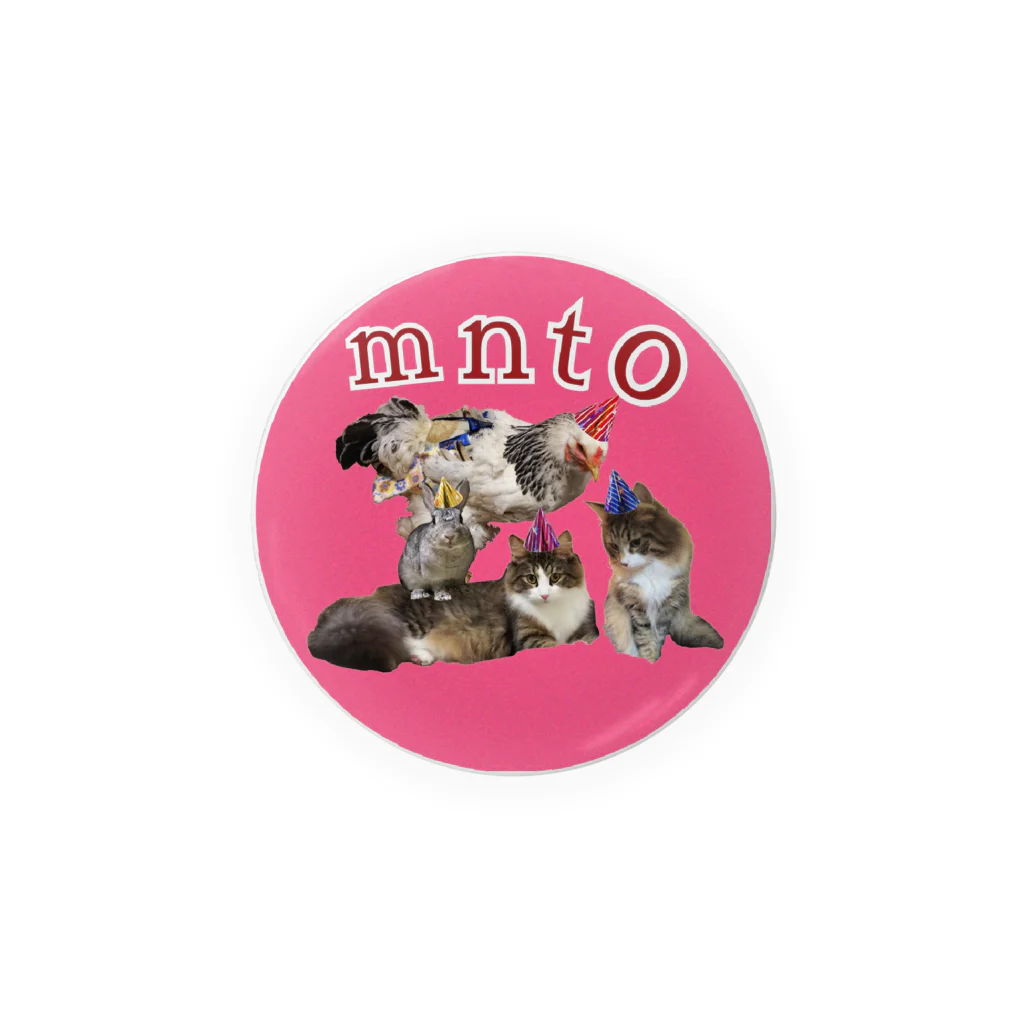 mnto雑貨洋品店のmntoコレクション Tin Badge