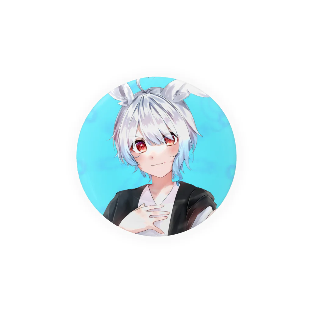 兎霞くん。💙🐰のうかんばっじ第1弾！！ Tin Badge