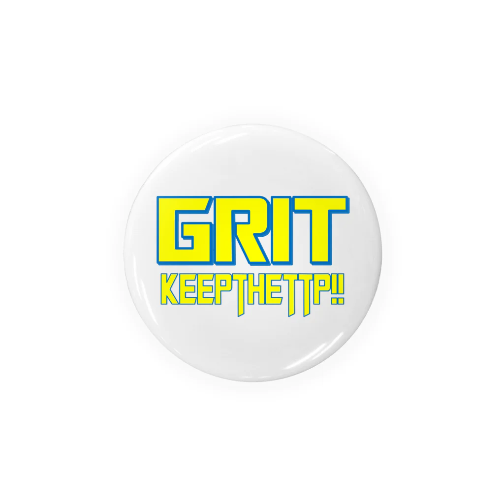 甲斐茶会（加平ガレージ）のGRIT#2 缶バッジ