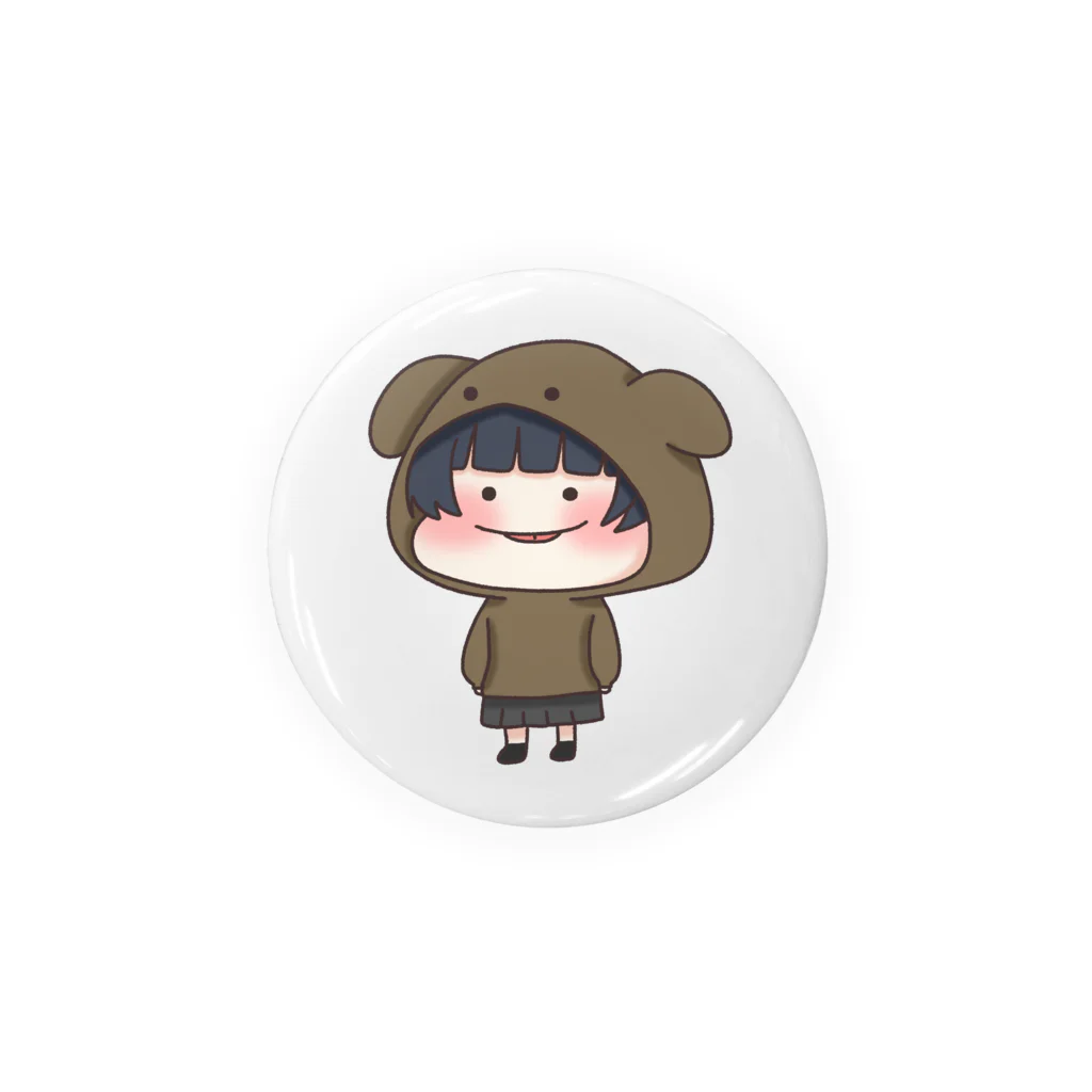 大沼田ころんの大納言沼田かんばっじ Tin Badge