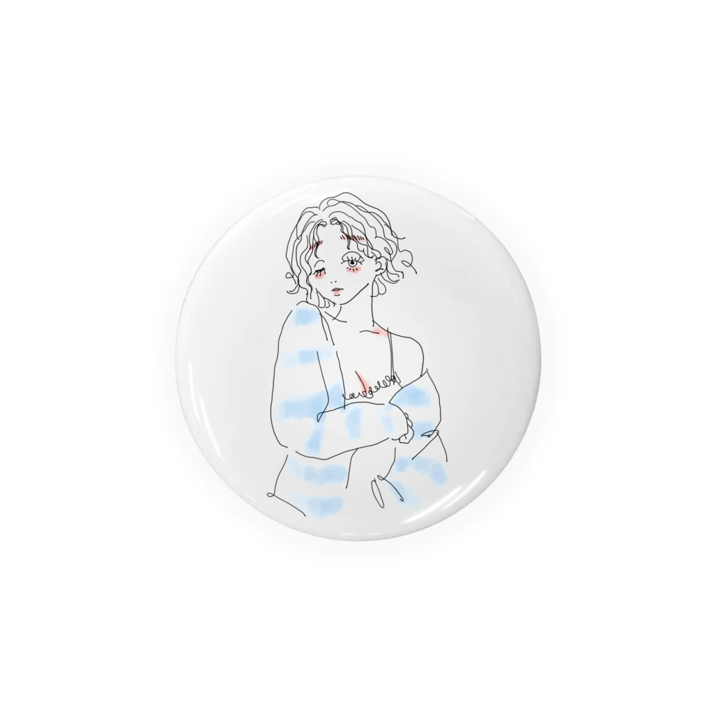 37℃のkiss me  Tin Badge