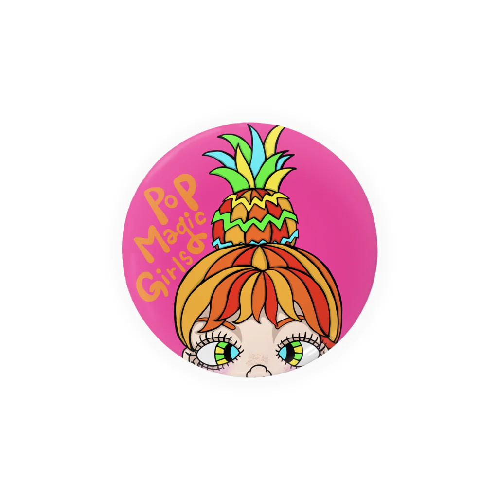 Pop Magic GirlsのPineapple girl🍍 Tin Badge