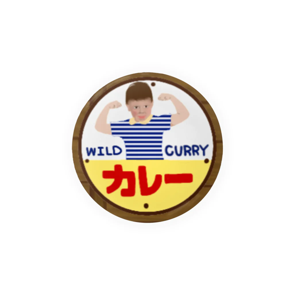 Sugisugi shopのワイルドカレー Tin Badge