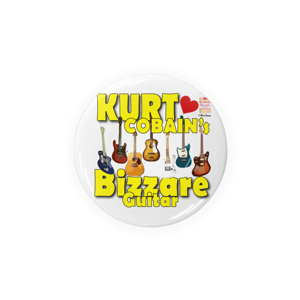 PHSG SOUND 音楽とアートのBIZZARE GUITAR ビザールギター KURT COBAIN カートコバーンⅡ Tin Badge