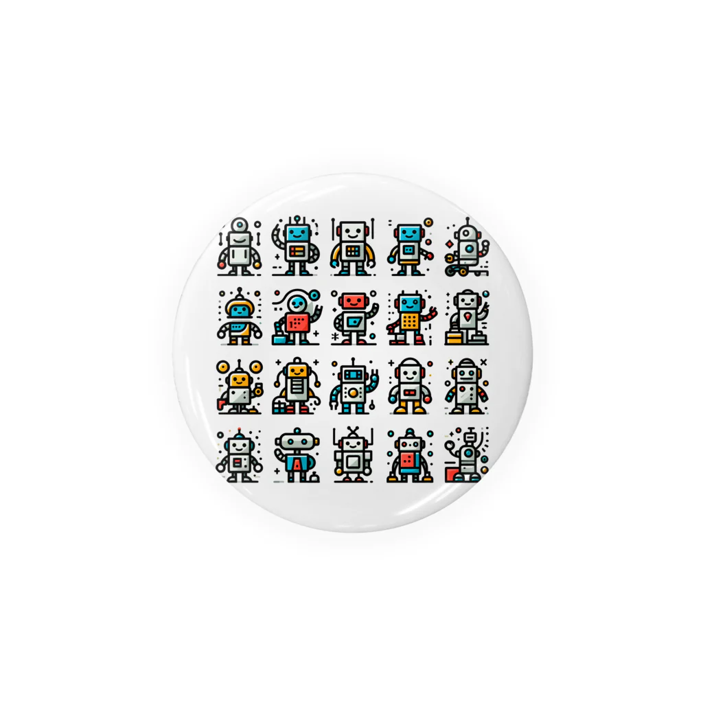 ロボットグッズshopのロボットいっぱい！ Tin Badge