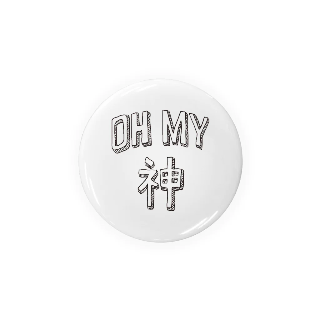 stickysyrupsのOH MY 神 Tin Badge