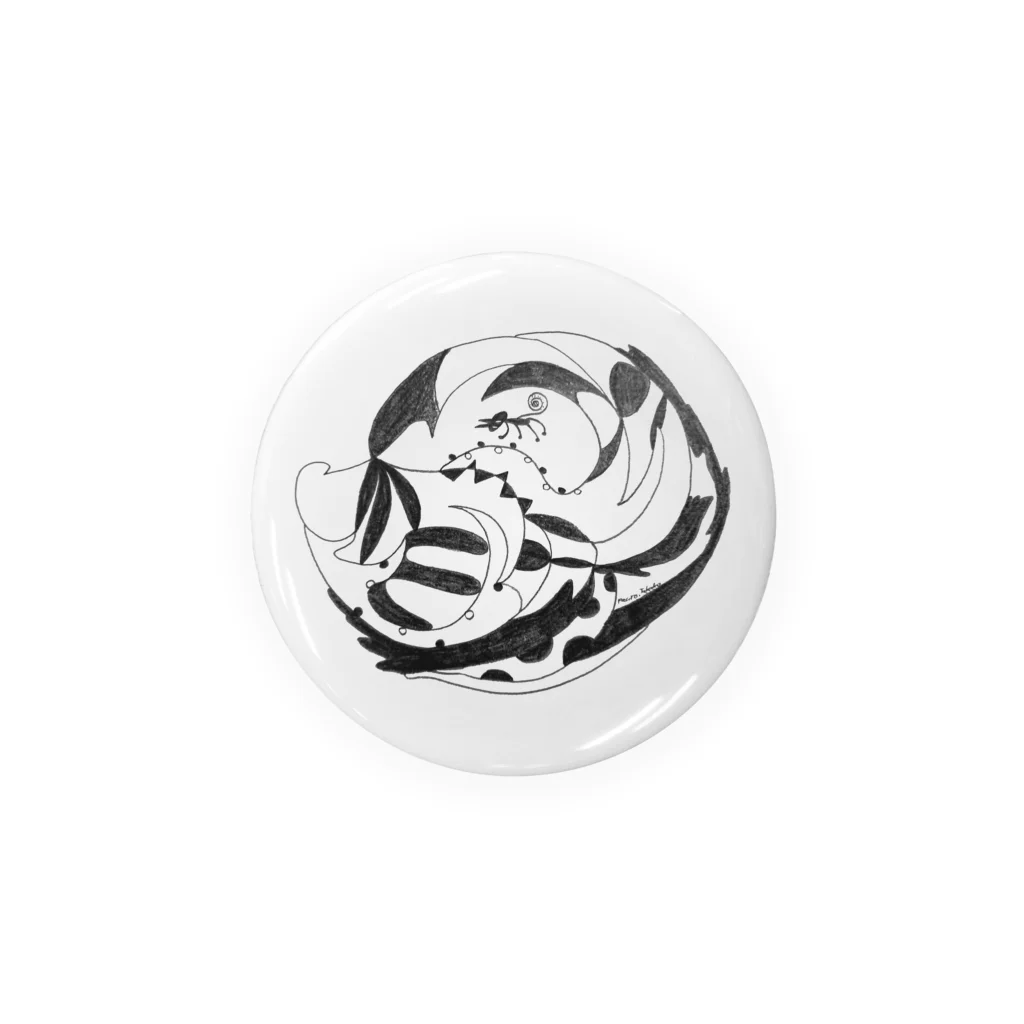 シマモリ タカコのコンパクトセカイ Tin Badge