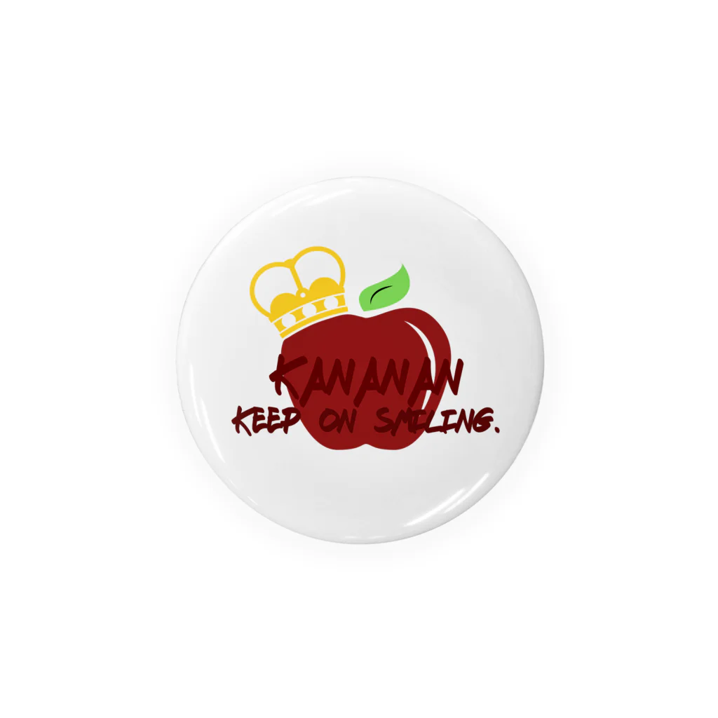 🍎かななん🍎のKeep  on smiling!!!! Tin Badge