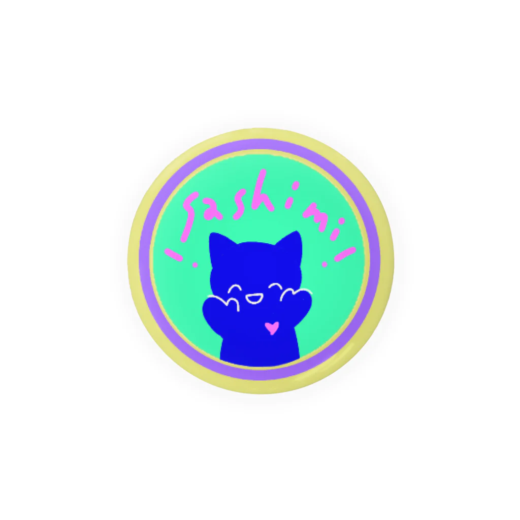 透けるの！sashimi！ Tin Badge