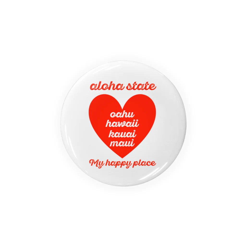 mahaloa968のaloha state (ハート) Tin Badge