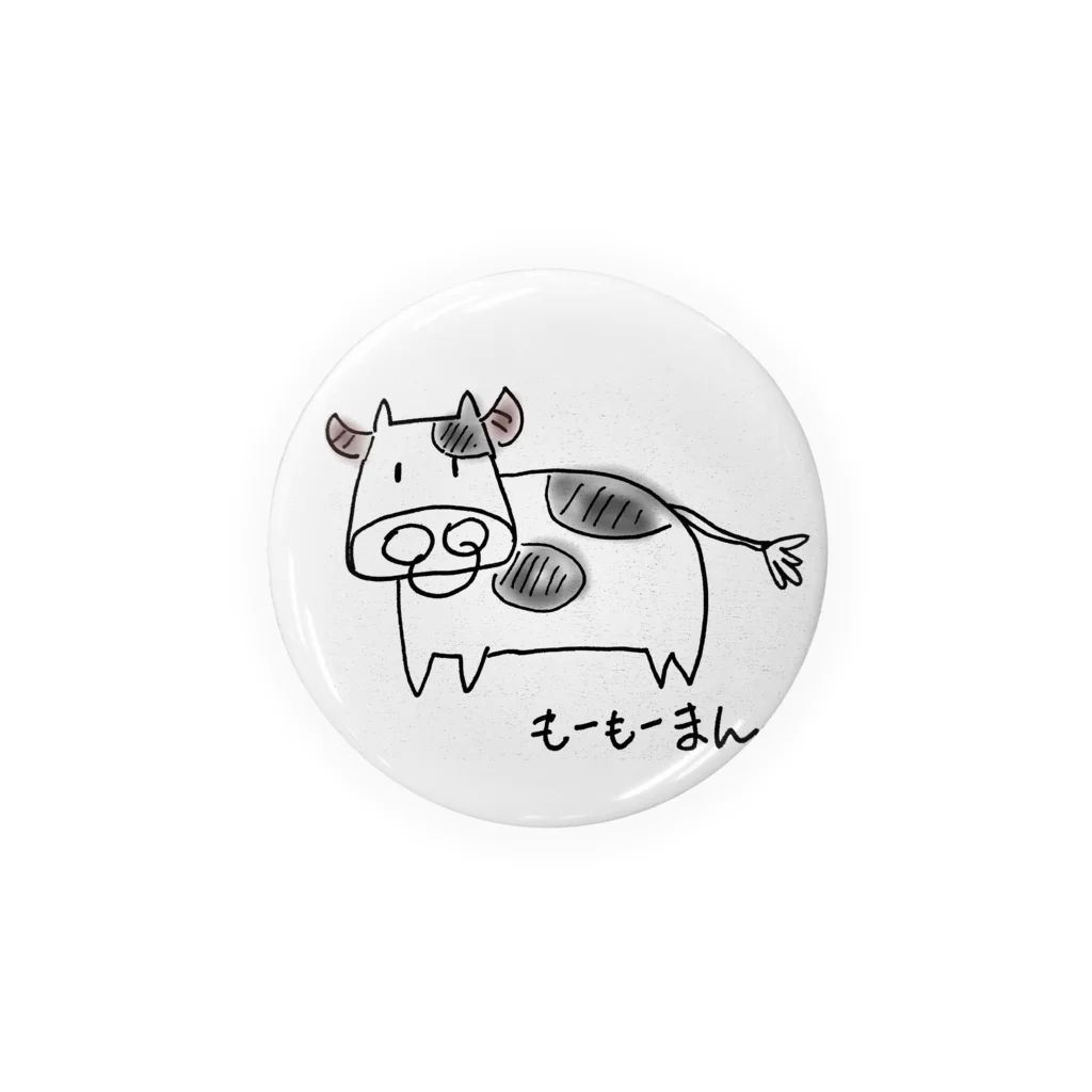 pula coffeeのもーもーまん Tin Badge