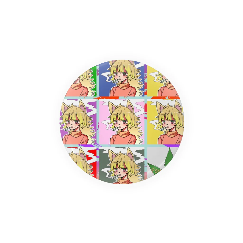 Psy Hedgehog@🌿🦑🍜のPsyHedgehog　（紙）シリーズ Tin Badge