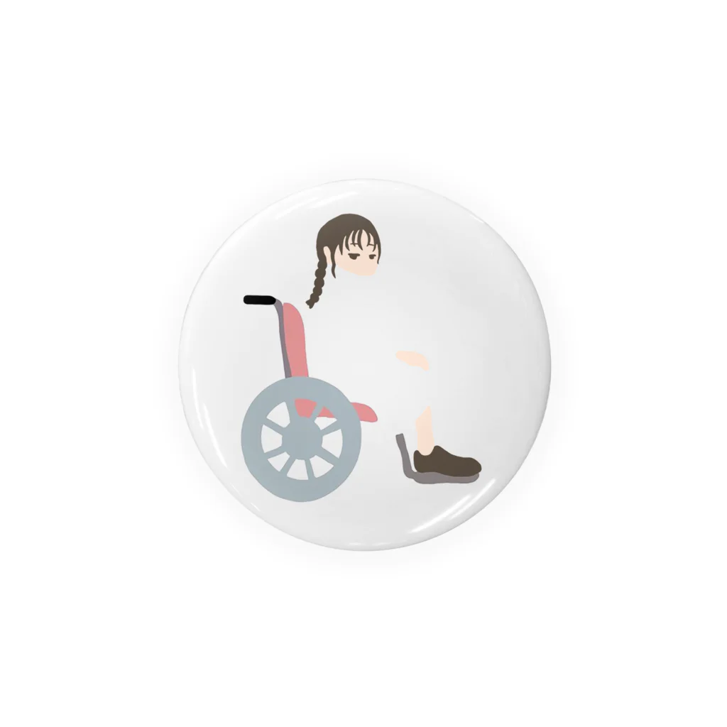 minaandwheelchairのm&w OFFICIAL Tin Badge