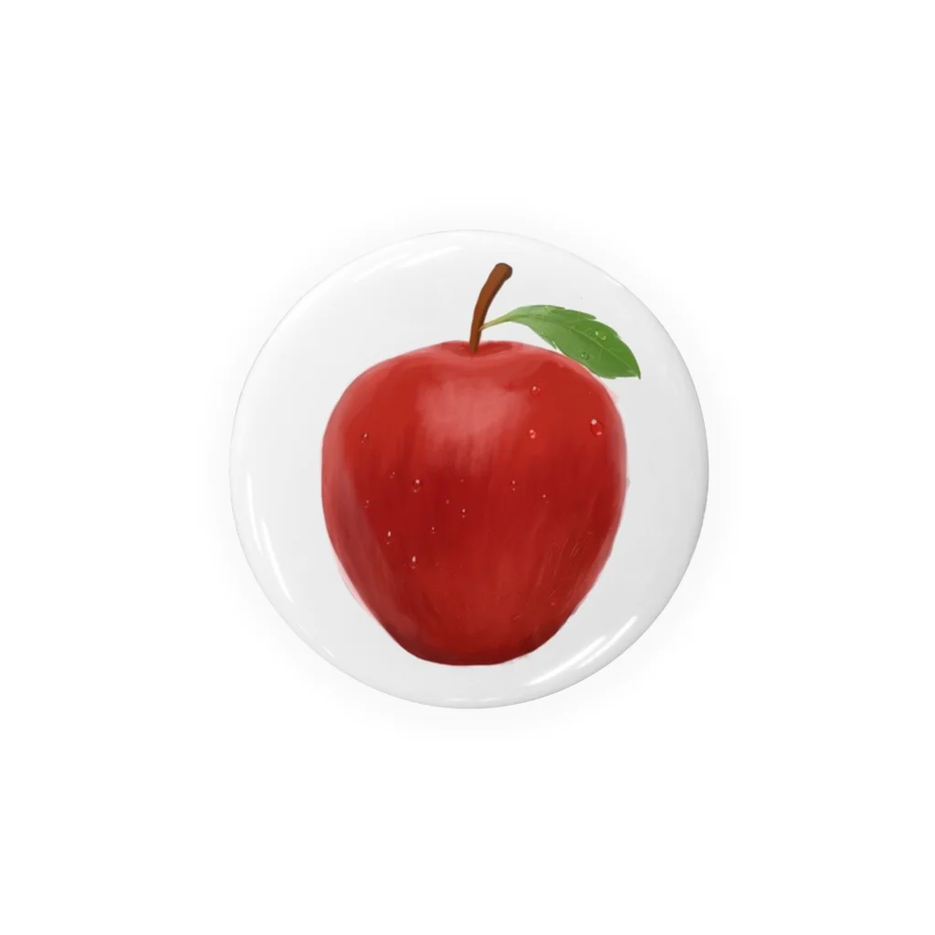 Springの美味しそうな りんご Tin Badge
