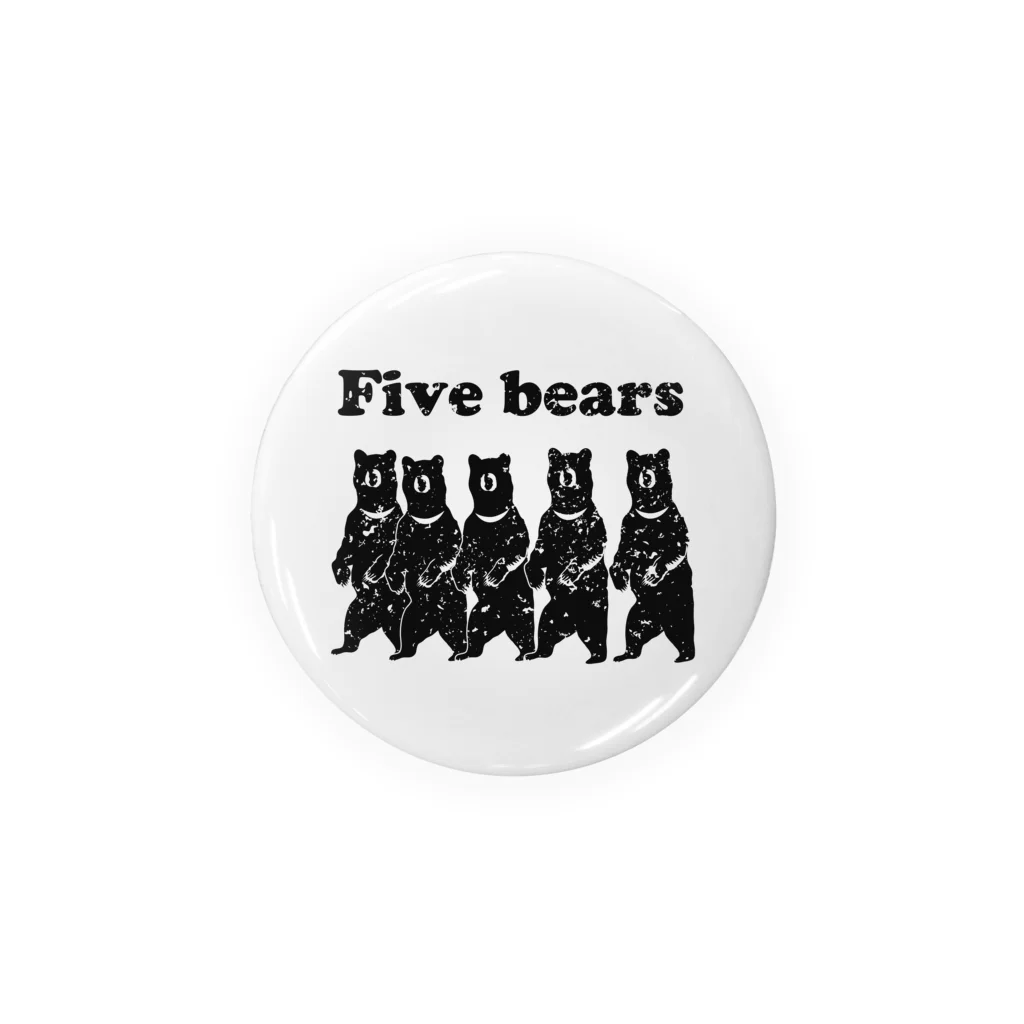 YAMADAPRODUCTSのFive bears 缶バッジ