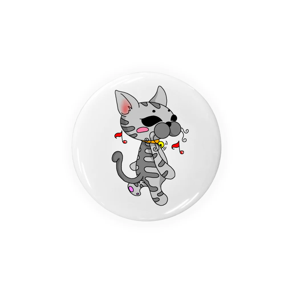 naho@Katze🐾猫のあみぐるみ屋さんのサバトラ Tin Badge